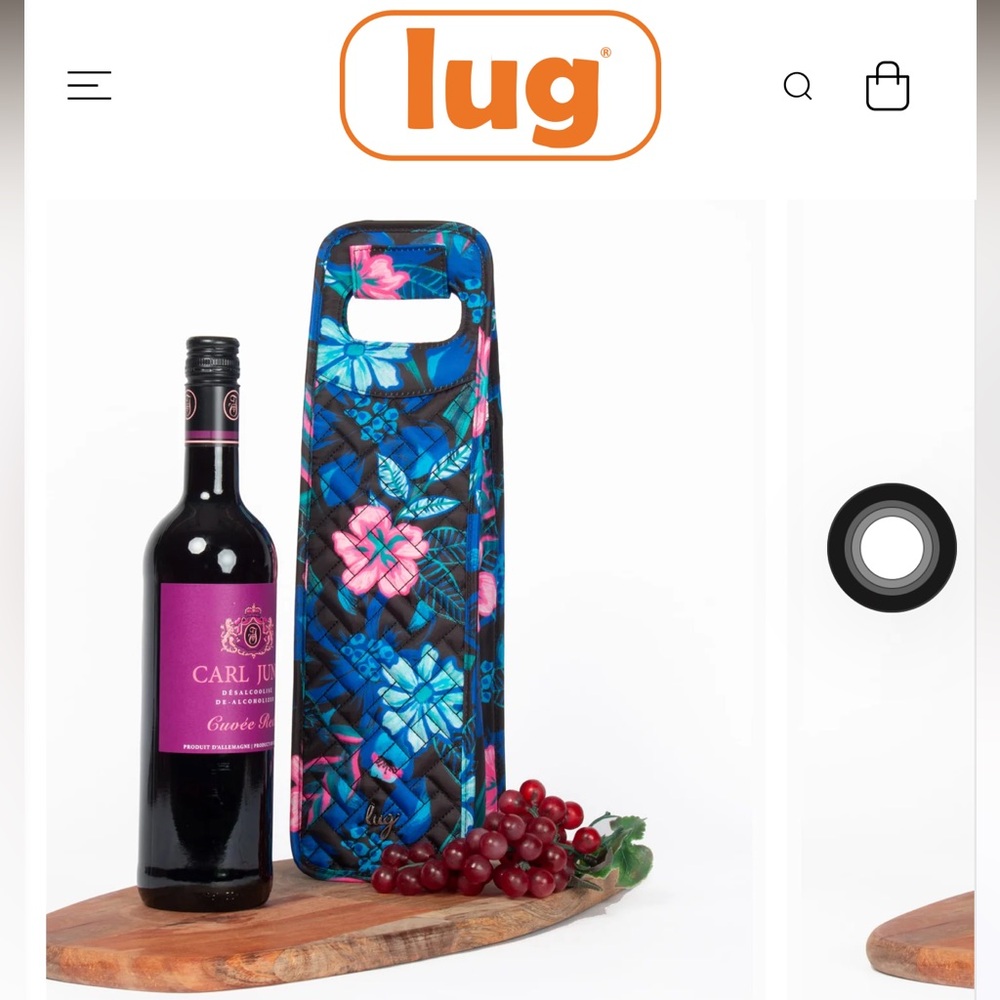 Lug wine tote